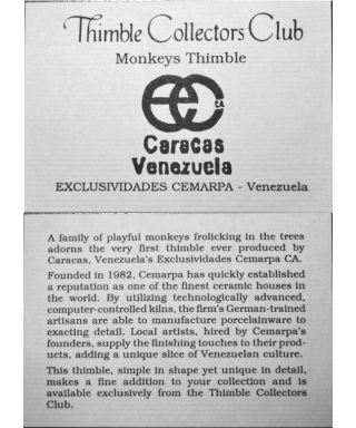 Małpy - certyfikat (TCC)