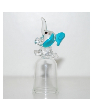 Glass elephant