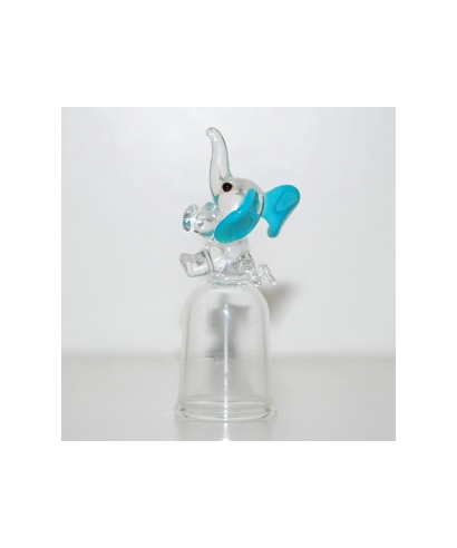 Glass elephant