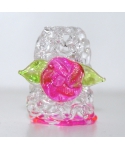 Glass with flower
