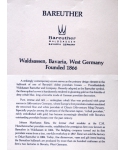 Bareuther - certyfikat