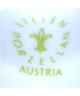 Lilien Porzellan (zielony)