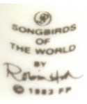 Songbirds Of The World - Franklin Porcelain