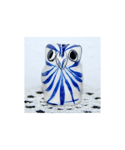 Ceramic blue owl