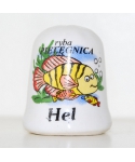 Convict cichlid fish - Hel