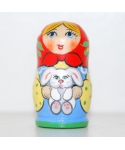 Matryoshka doll with bunny