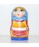 Matryoshka doll with bread