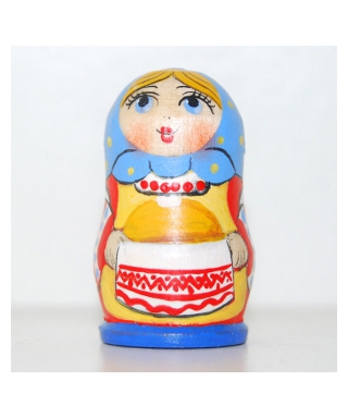 Matryoshka doll with bread