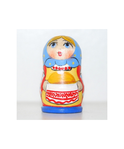 Matryoshka doll with bread