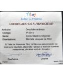 Indigenous Ecuadorians II - certificate