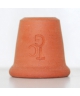 Clay flowerpot