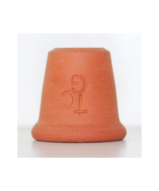 Clay flowerpot