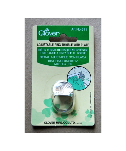Clover (adjustable ring thimble with plate) - box