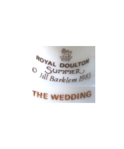Royal Doulton Summer 1983 THE WEDDING