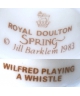 Royal Doulton Spring 1983 WILFRED PLAYING A WHISTLE