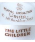 Royal Doulton Winter 1983 THE LITTLE CHILDREN