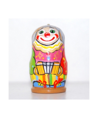 Clown with accordion