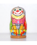 Clown with accordion