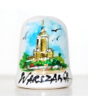 Warszawa - Palace of Culture and Science in Warsaw hand-painted