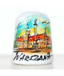 Warszawa - Royal Castle in Warsaw hand-painted