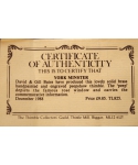 York Minster - certificate