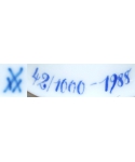 [blue crossed swords] 42/1000 - 1988 (Staatliche Porzellan-Manufaktur Meissen GmbH)