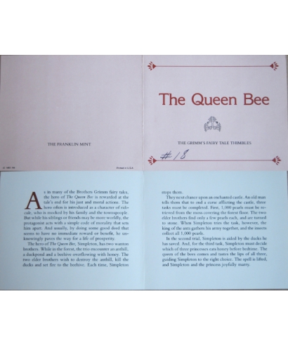 The Queen Bee - certificate