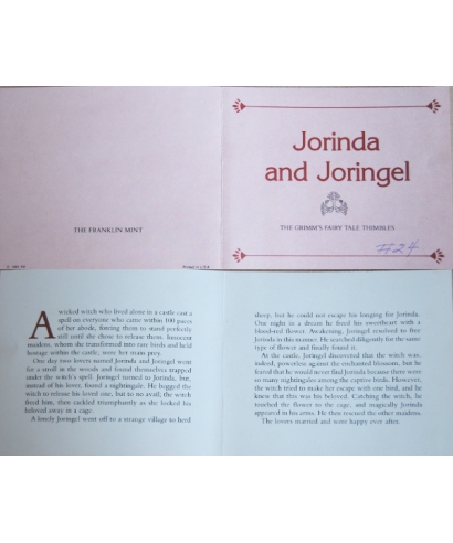 Jorinda and Joringel - certificate