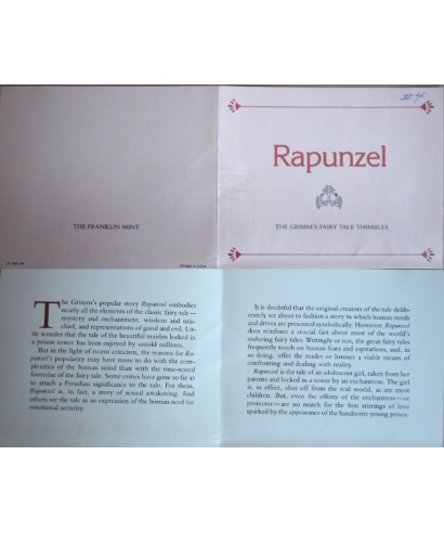 Rapunzel - certificate
