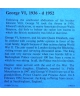 George VI - certyfikat